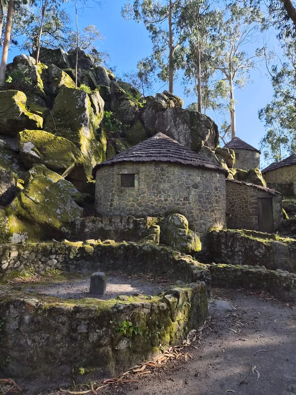 Visitor documents historical sites and parks in Esposende, Portugal