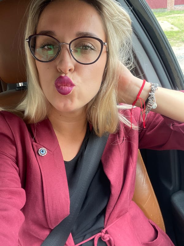 In-car selfie session in Chaikovsky, Russia