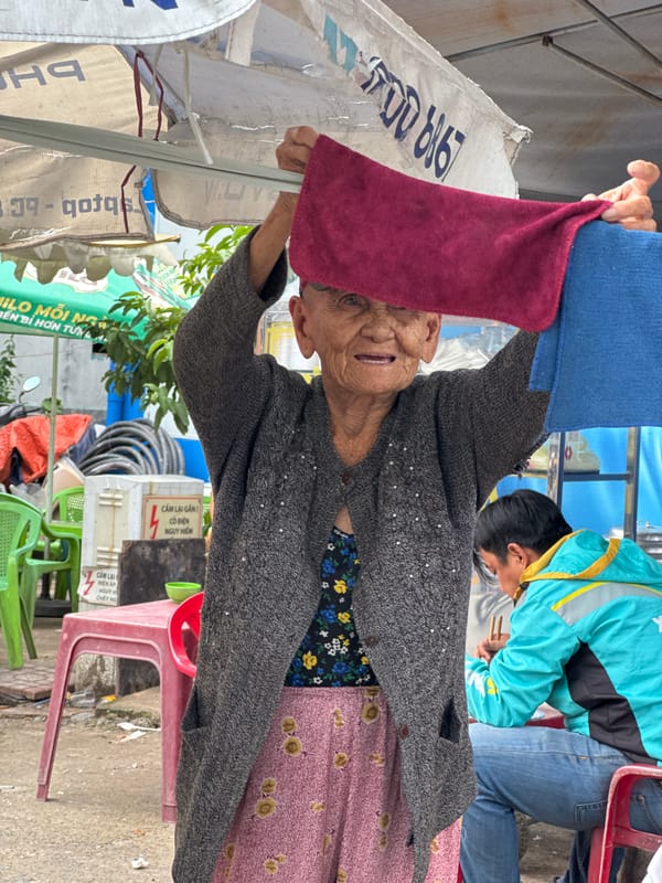 Morning street wandering and antique browsing in urban Vietnam