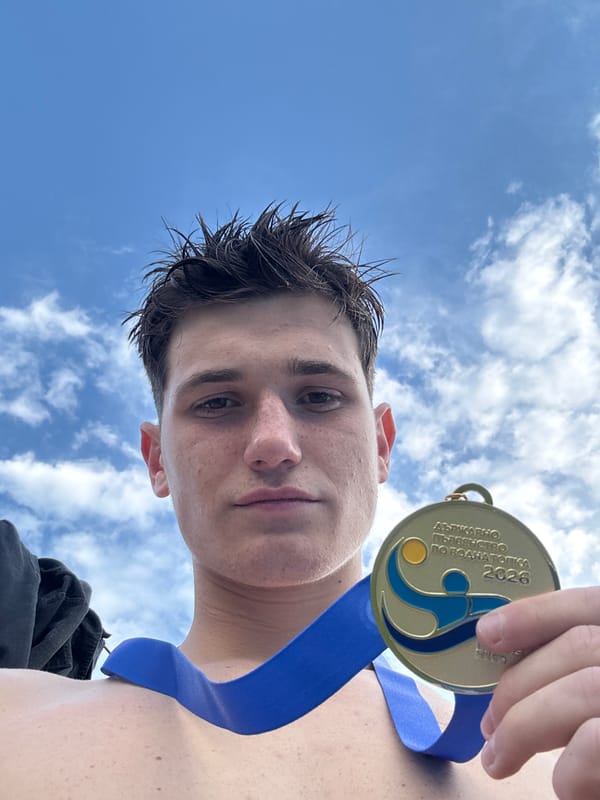 Water polo champion celebrates state championship at Varna beach