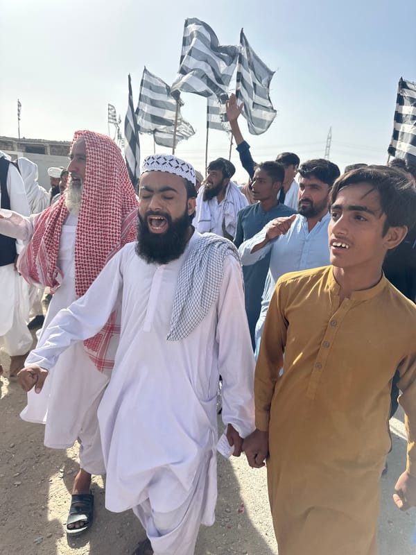 Large procession draws hundreds in Pishin, Pakistan