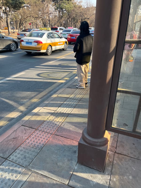 Morning commuter activity observed at Changchun bus stops