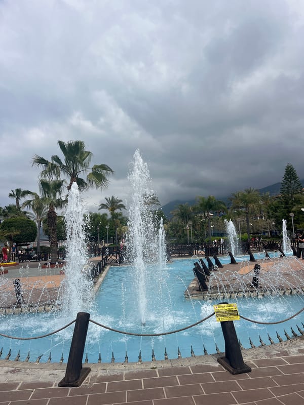 Morning scenes documented across Alanya's parks and waterfront