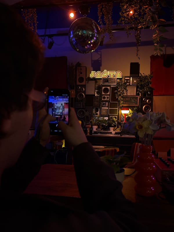 Witness documents Belgrade bar interior and street scenes