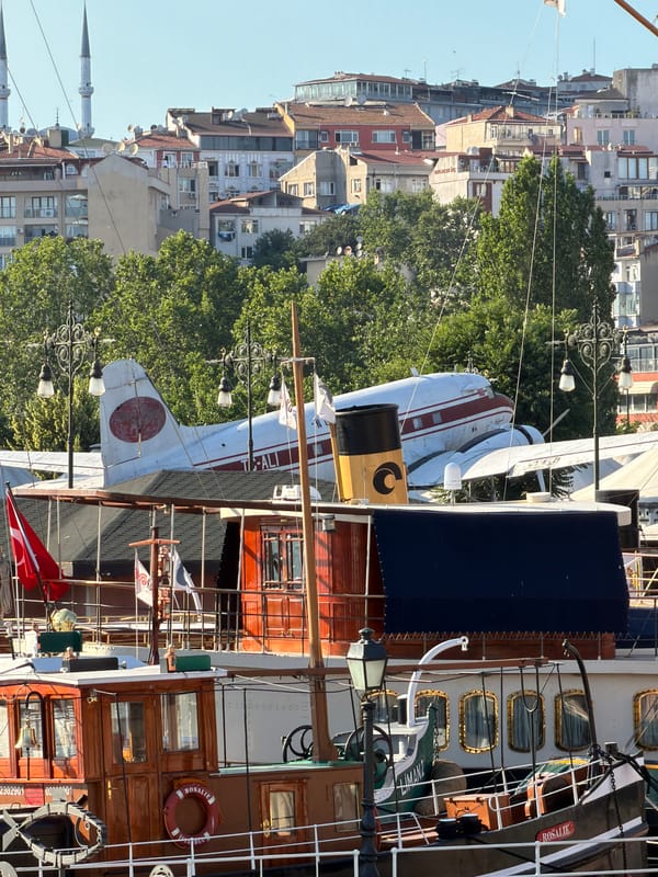 Waterfront scenes across Beyoğlu and Istanbul with boats and ferries