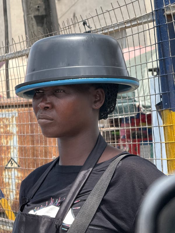 Daily street life and commerce captured across Lagos