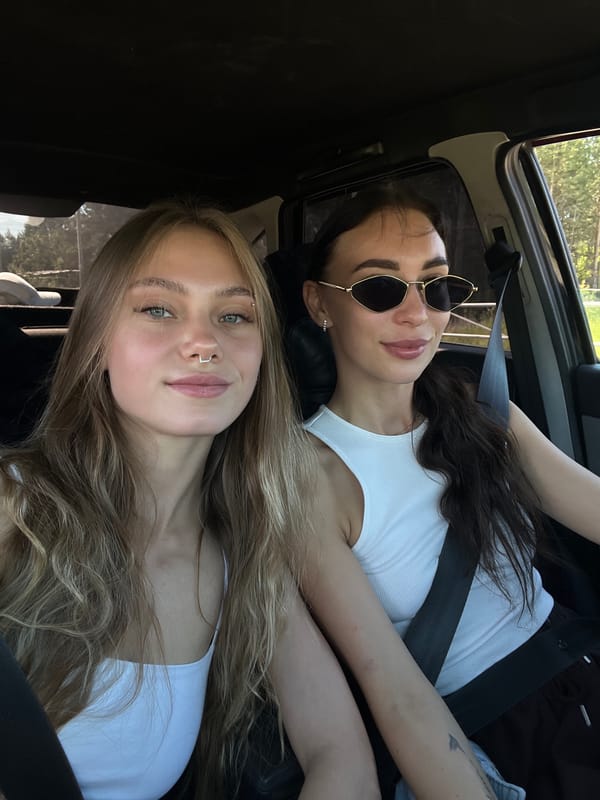 Two women spotted in car in Chaikovsky, Russia