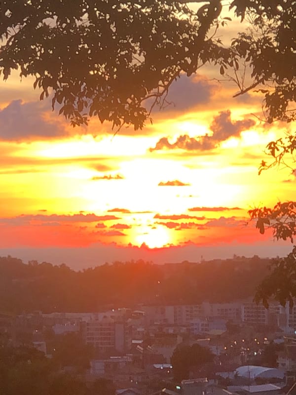 Golden hour scenes across Karon's hillside roads and landmarks