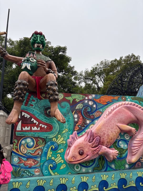Public art installations documented across Mexico City locations