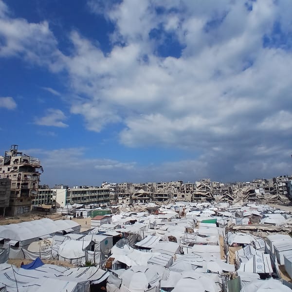 Extensive destruction and refugee camps documented across Gaza City