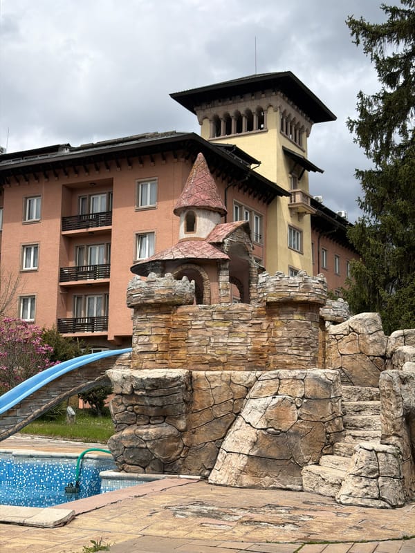 Morning scenes documented at Velingrad resort complex in Bulgaria