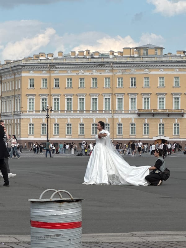 Saint Petersburg landmarks and street scenes documented across city center
