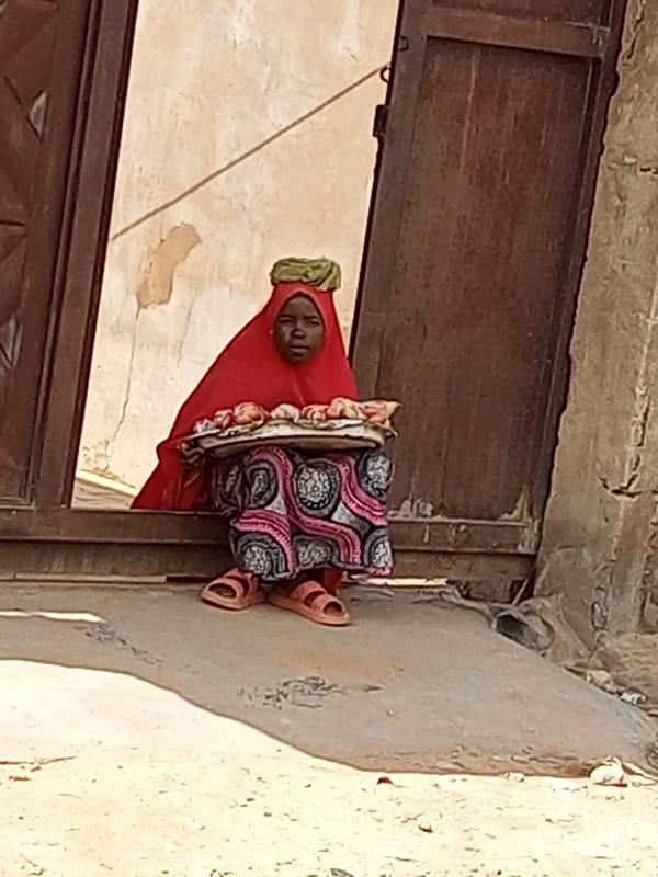 Fruit vendor on the streets of Gombe, Nigeria