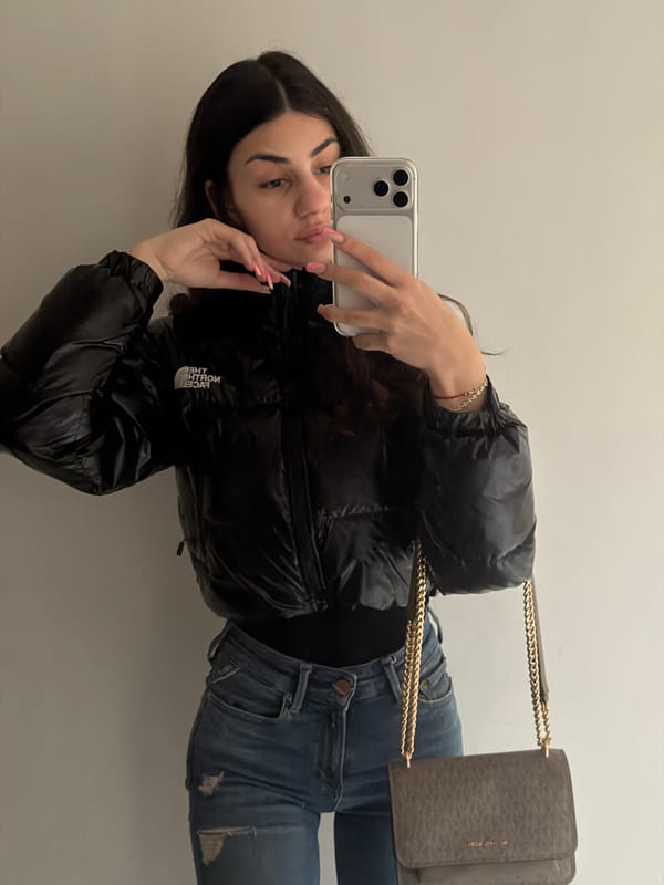 Woman takes indoor selfie in Gabrovo, Bulgaria