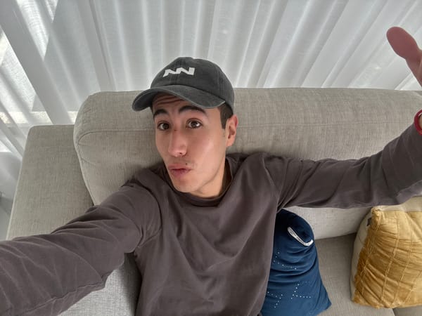 Person relaxes upside down on couch in Mexico home