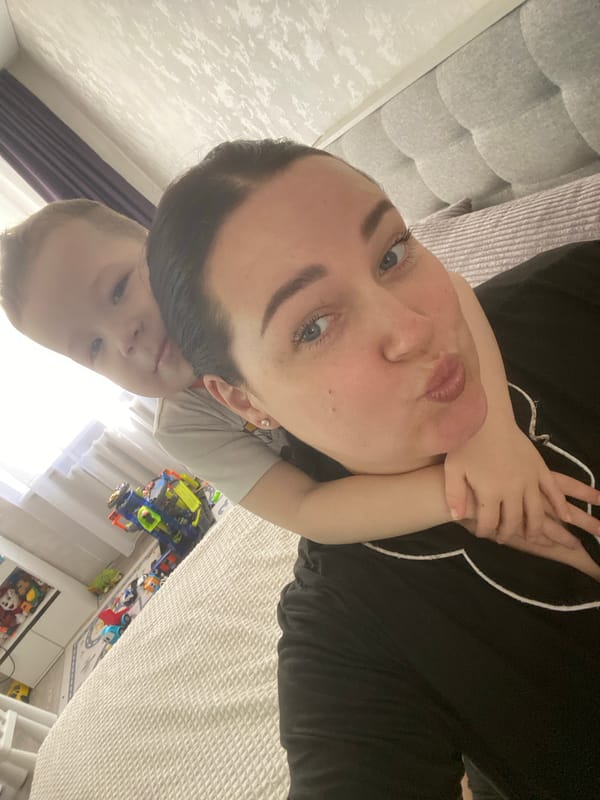 Mother and child share quiet morning moments in Sochi home