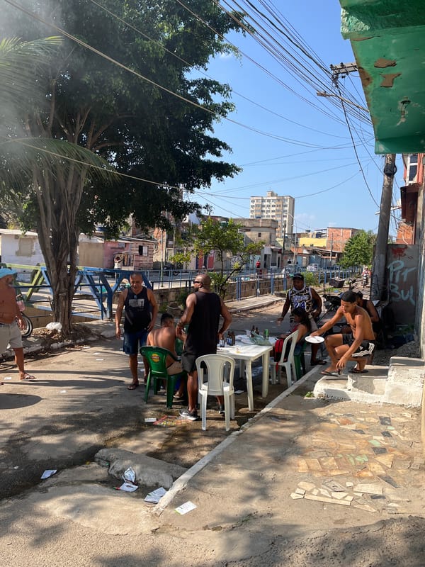 Casual social gatherings documented across Rio residential areas