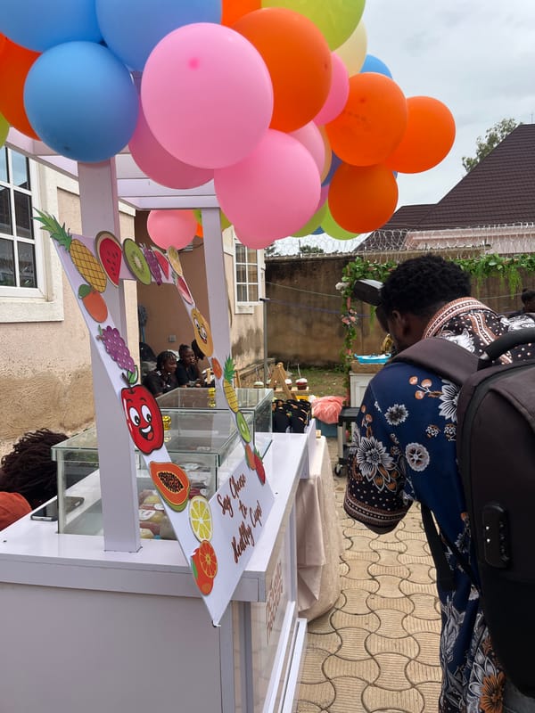 Nathan's birthday party in Bar Jirgi Summa, Nigeria