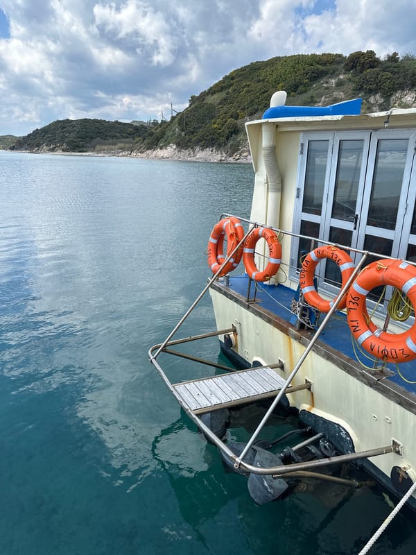 Boat N.I 136 ΣΩΦΙΑ docked in Nea Roda, Greece