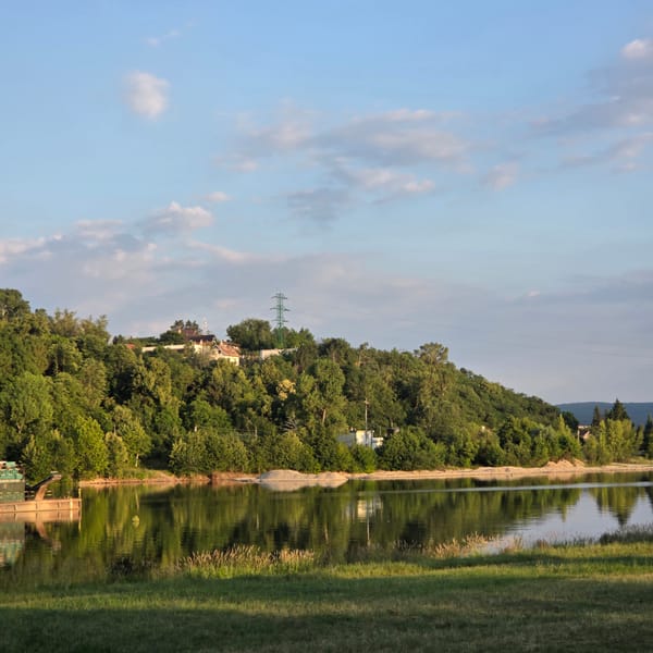 Sunset stroll through Piešťany's parks and riverside