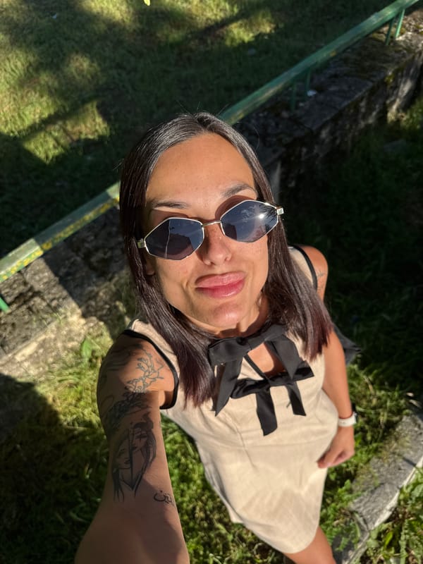 Woman documented in multiple locations around Pleven, Bulgaria