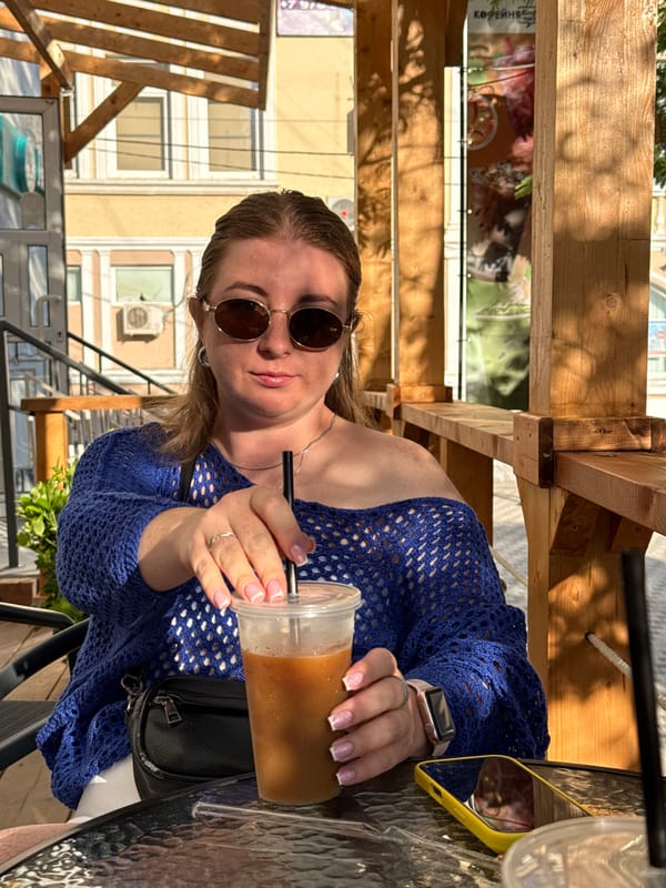 Urban afternoon captured: selfies, coffee, flowers, and casual moments