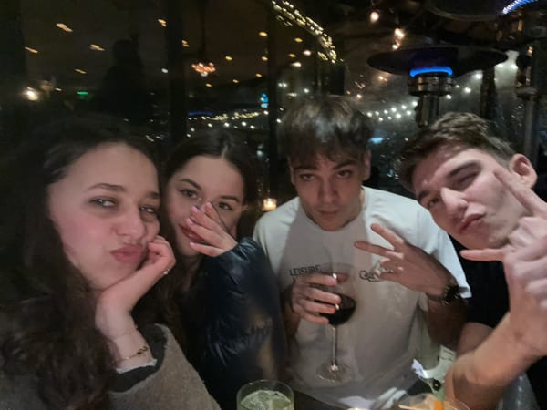 Evening social activities documented across Sofia bars and transit