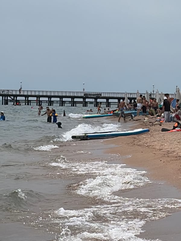 Overcast day out — beaches, paths, and quiet outdoor scenes