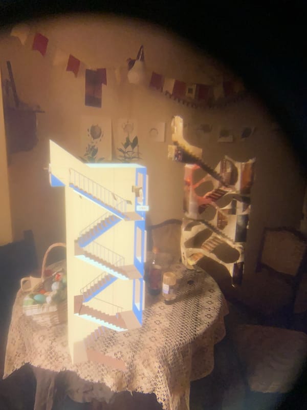 Moscow residents document art model, driver's license scenes