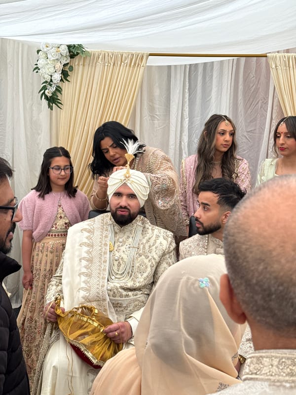 Wedding ceremony documented in decorated Sandwell venue