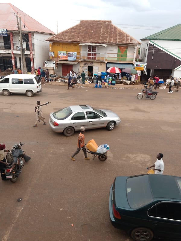 Ordinary street life documented in Bukuru, Nigeria