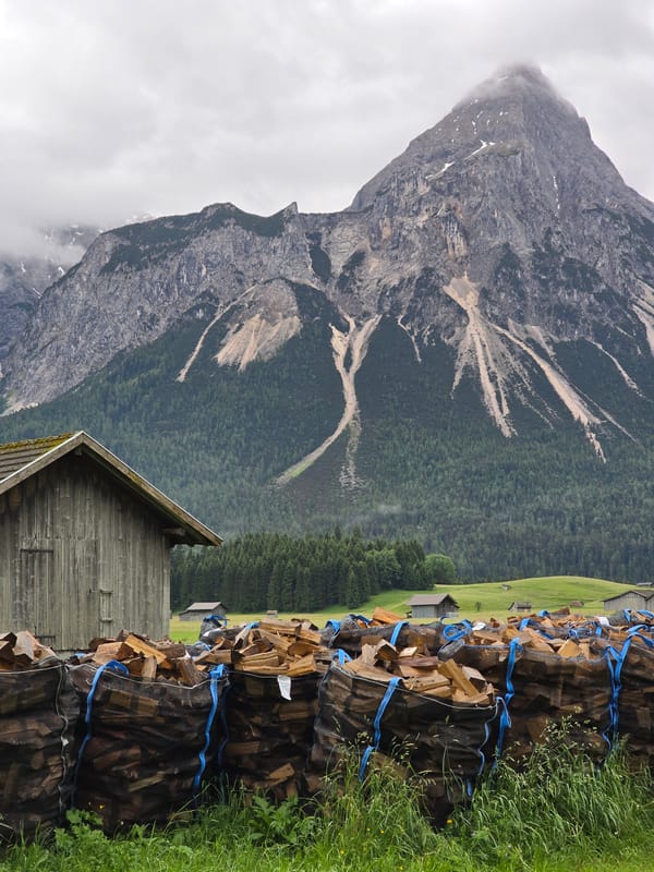 Alpine village life documented in Lermoos Austria