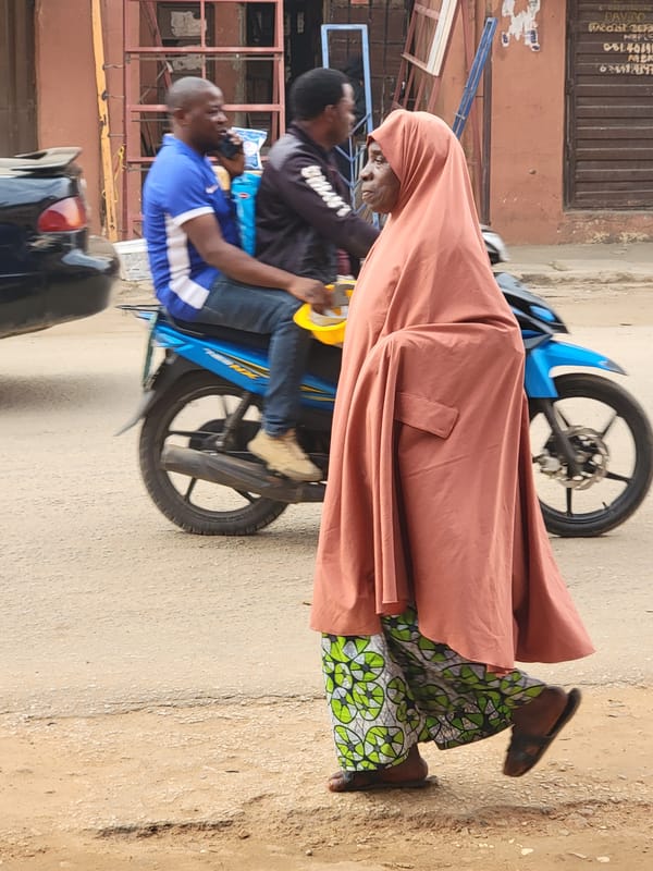 Morning life captured in Maiburiji, Nigeria street scenes