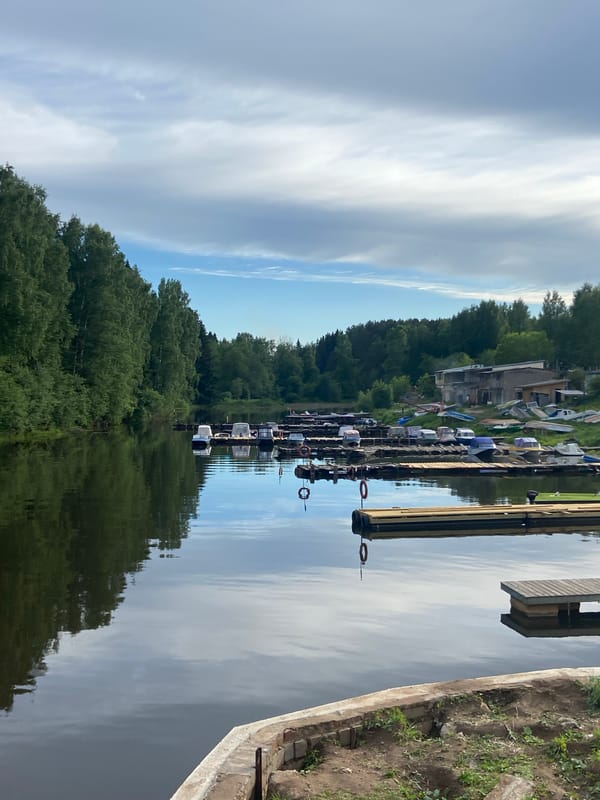 Witness documents waterfront infrastructure in Chaikovsky, Russia