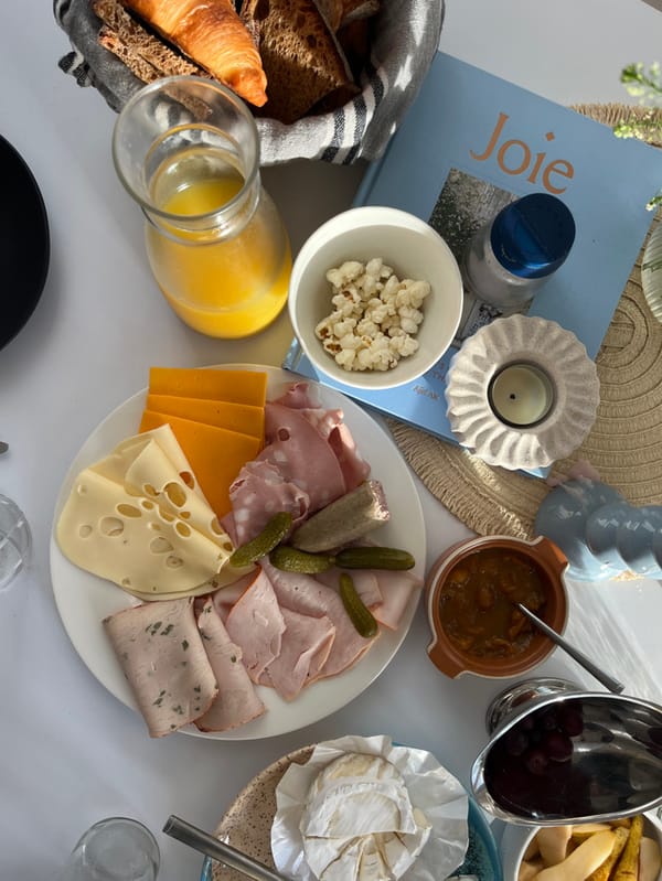 Morning breakfast spread documented in German villages