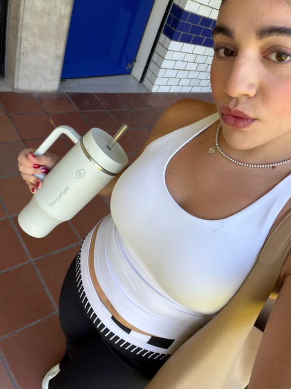 Woman takes selfies in San Bernardino Tlaxcalancingo, Mexico