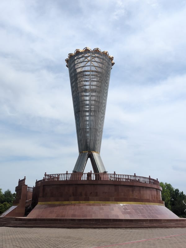 Tourist documents Shymkent's historical monuments and cultural sites