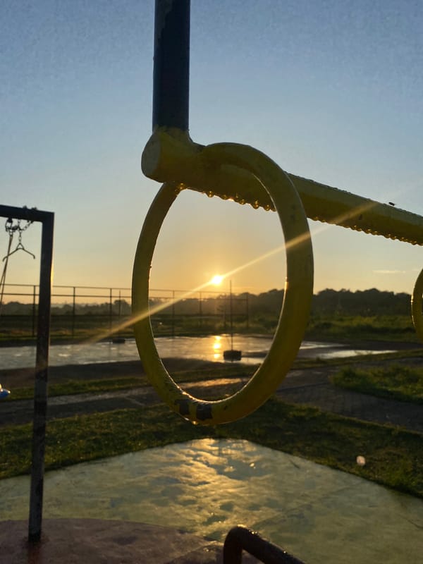Dawn moments captured across Davao City neighborhoods and playgrounds