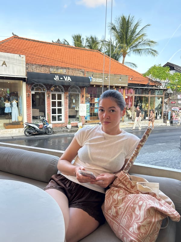 Cafes, malls, and street scenes in Kuta, Bali