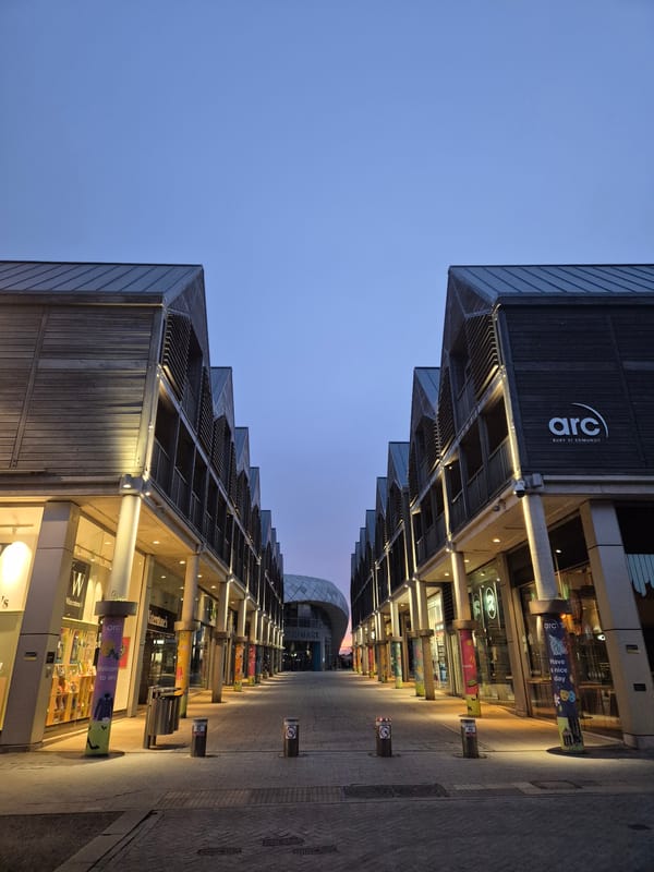 Evening pub visit documented in Bury St Edmunds