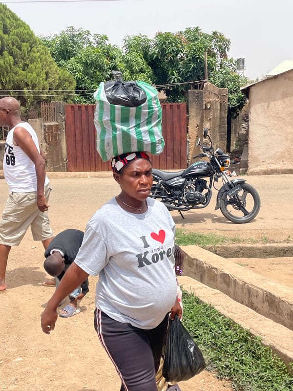 Daily life scenes documented across Jos, Nigeria neighborhoods