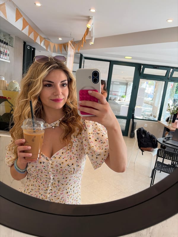 Morning cafe visit and street scenes captured in Budva