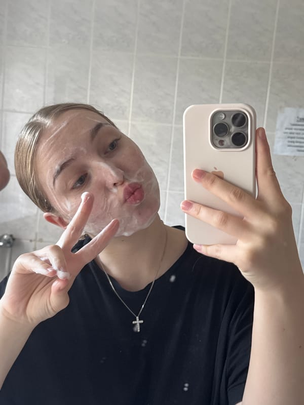 Late-night bathroom routines documented in Perm, Russia
