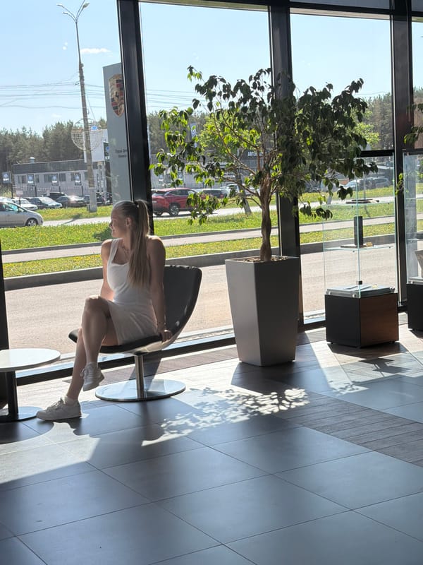 Woman documents morning routine across multiple Izhevsk locations