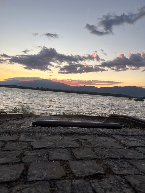 Dusk at Koprinka Reservoir, Bulgaria