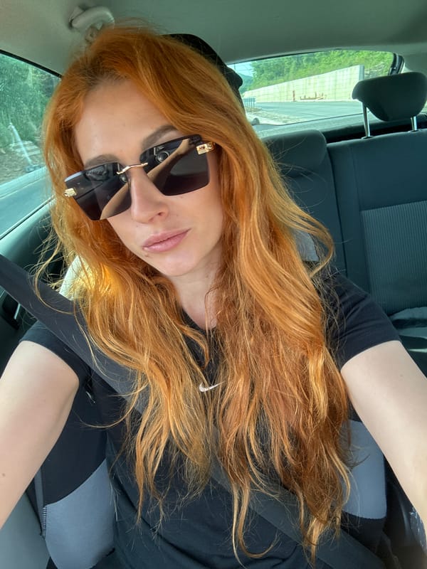 Woman observed in car in Radanovići, Montenegro