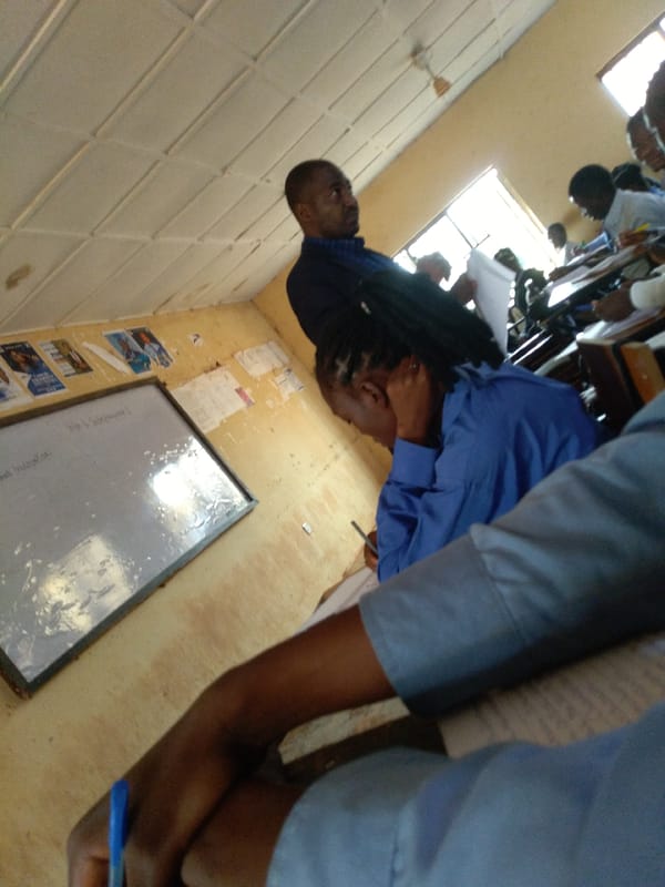 Morning classroom session and street life documented in Jos, Nigeria