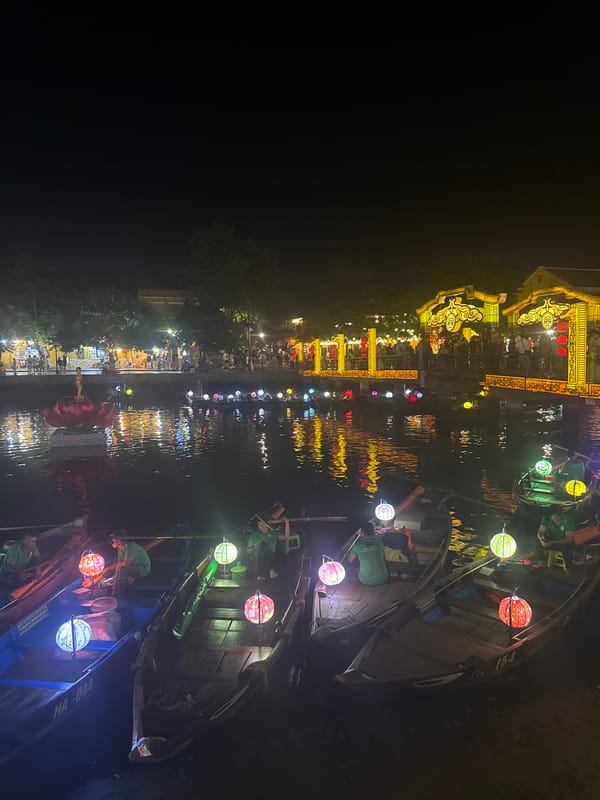 Evening lantern festival scenes documented across Southeast Asian tourist area