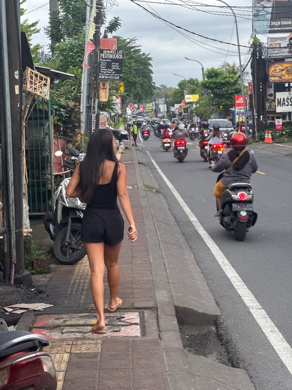 Everyday moments captured across Kuta Selatan's commercial areas