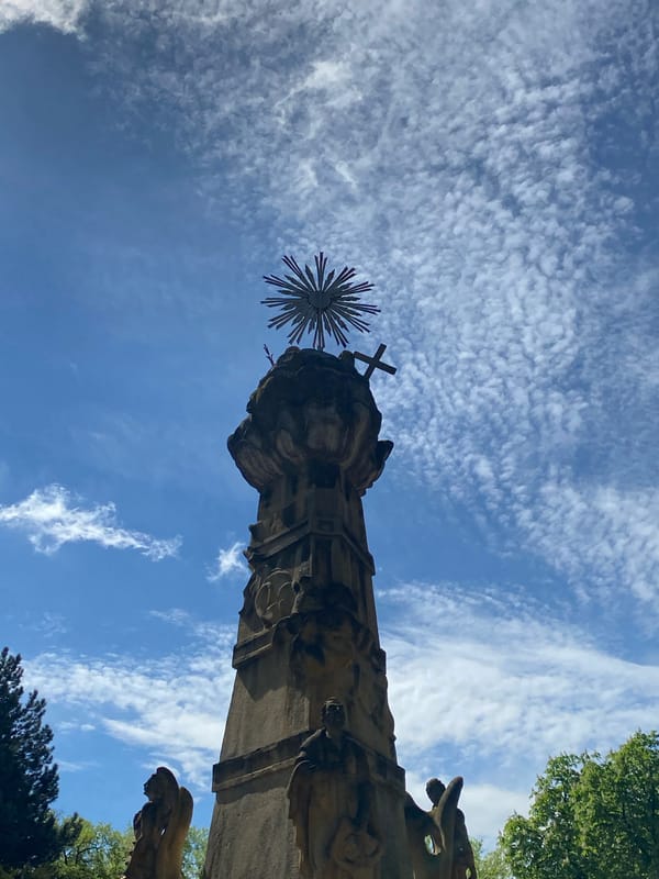 Morning scenes captured around Subotica, Serbia including monument and cafes